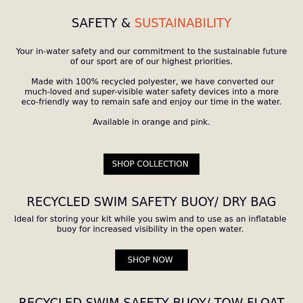 Eco-Friendly Water Safety Kit | Recycled Tow Floats and Buoys