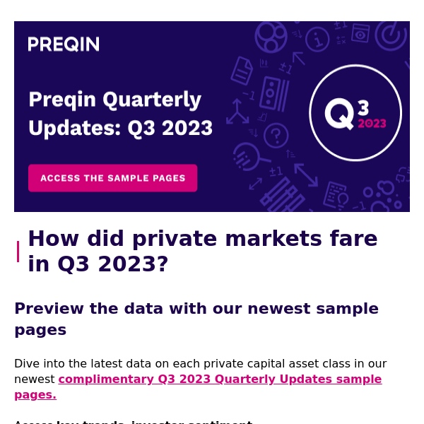 Industry Snapshot | Q3 2023 Quarterly Updates