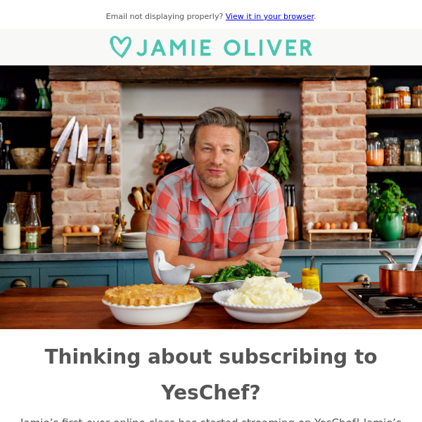 Here’s £20 off your YesChef subscription 🎁