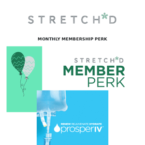Free Booster + IV Drip Perk with Membership
