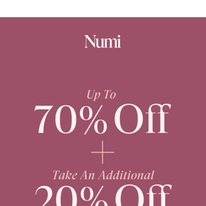 An Extra 20% Off Is Waiting For You...