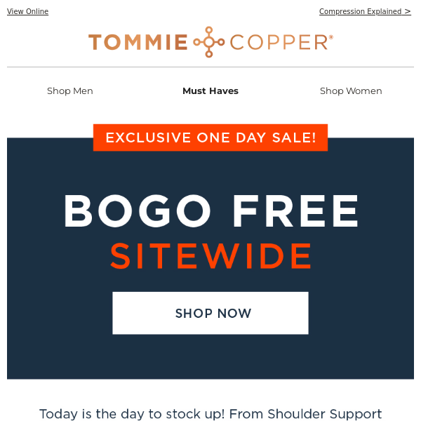 60% Off Tommie Copper Coupon Code: (30 active) March 2024