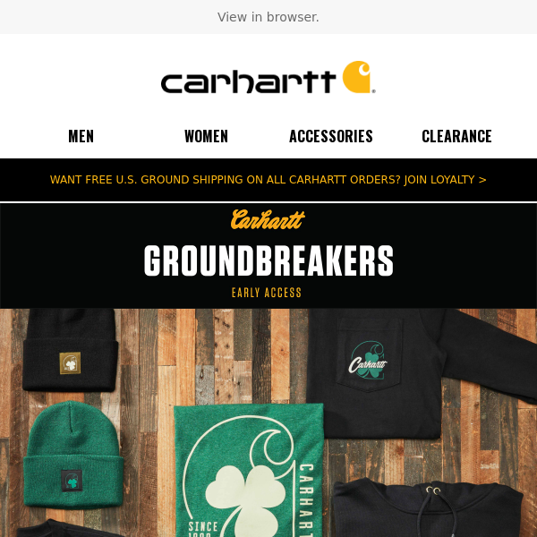 Lucky You: St. Patrick's Day gear has returned - Carhartt