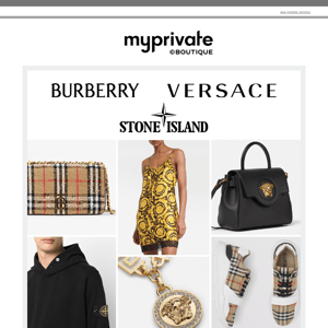 ⚡ Burberry, Versace & Stone Island: Exclusive Selection