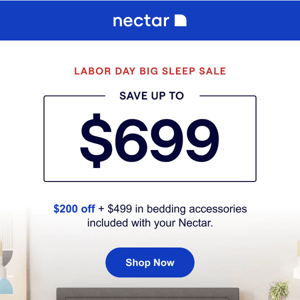 💥 Labor Day BIG Sleep Sale 💥