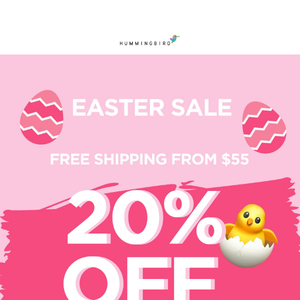 20% OFF STOREWIDE | EASTER SALE 🐣