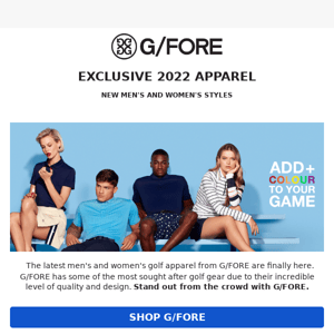 G/FORE - NEW SALE
