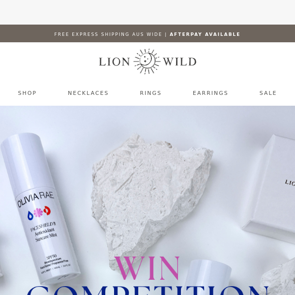 LION WILD X BY OLIVIA RAE GIVEAWAY 🤍✨🫶🏼