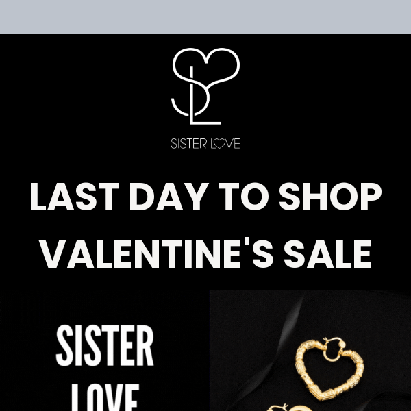 20% Off All Sister Love Heart Styles Now!