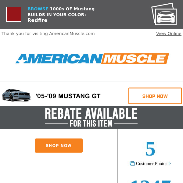 Your Item is Eligible for a Rebate