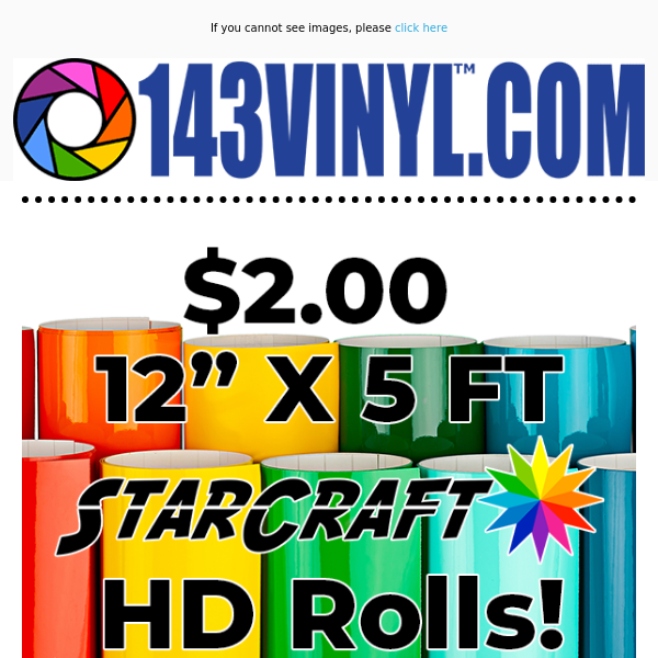 5ft Rolls of StarCraft HD for Only $2 NOW!