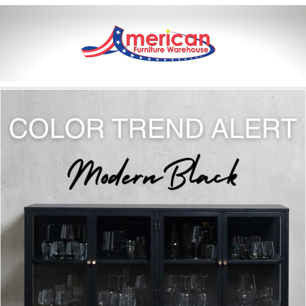 Trend Alert 🚨 Modern Black