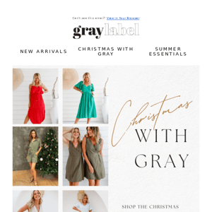 Christmas with Gray 🎄