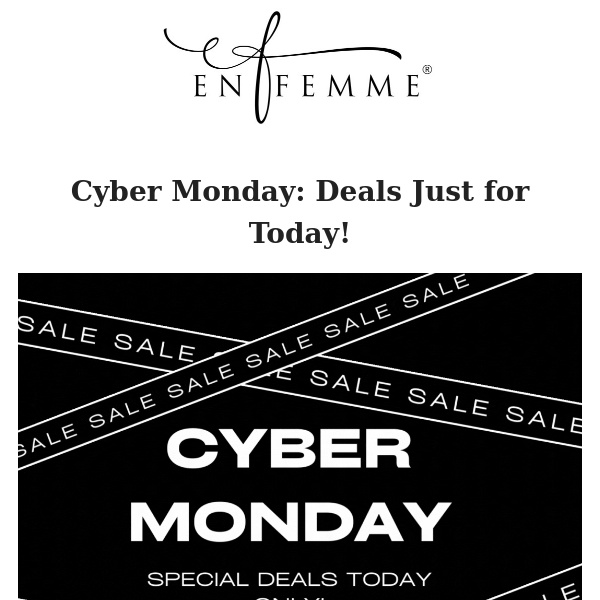 Check Out Our Cyber Monday Deals!