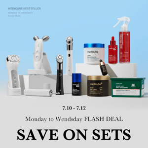 [3 DAYS ONLY] Monday to Wednesday, SAVE ON SETS