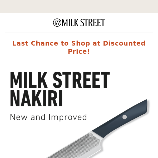 Milk Street Nakiri Kitchen Knife | Milk Street Store