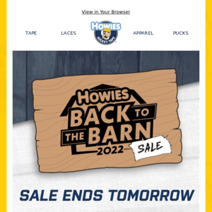 HURRY: Back to the Barn Sale ends tomorrow!📢
