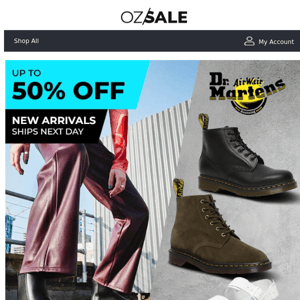 NEW! Dr. Martens Up To 50% Off