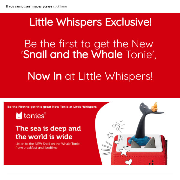 🎶 Tonies 'Snail and the Whale' Exclusive at Little Whispers! 📢 😍 -  Little Whispers