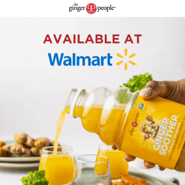 Ginger Soother® available at Walmart!