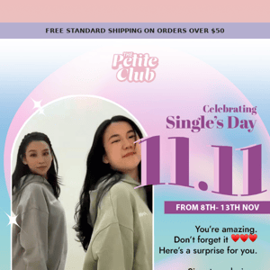 SINGLES 11.11 SURPRISE 🥰