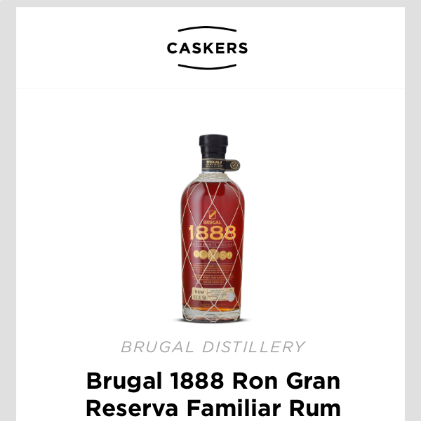 [BRUGAL 1888] 🥃🥇 Gold medal winner at the Global Rum Masters