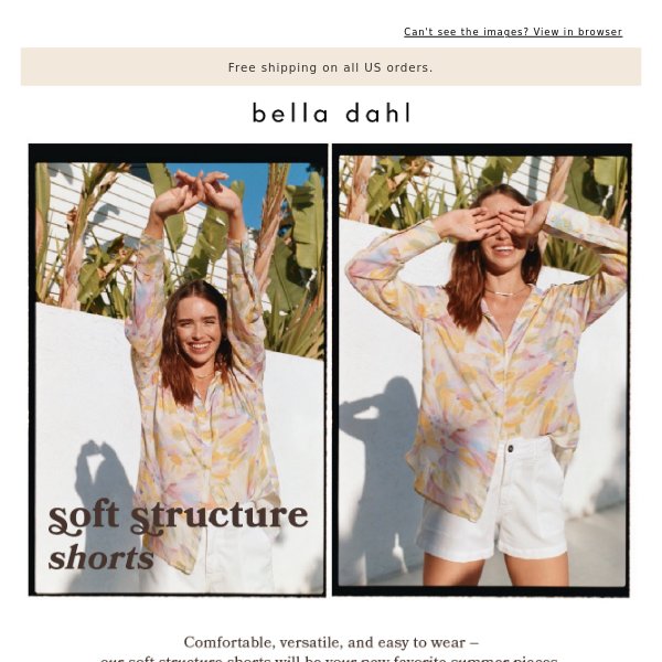 FEATURING: Soft Structure Shorts