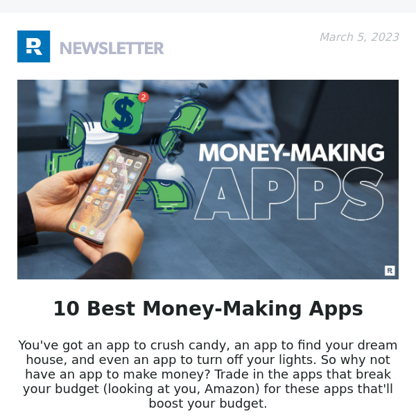 10 Best Money-Making Apps