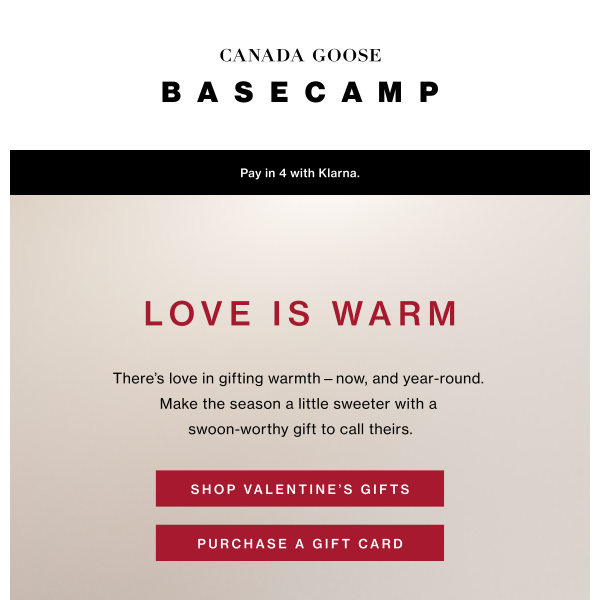 There’s love in gifting warmth