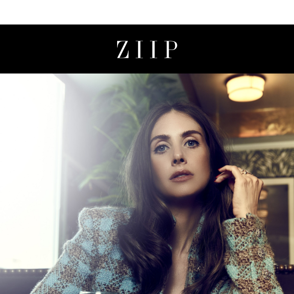 Spotted Using ZIIP: Alison Brie