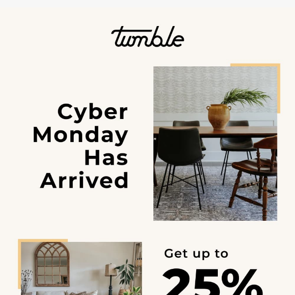 Cyber Monday Is Here