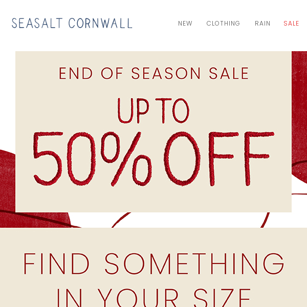 Shop SALE in your size with up to 50% off