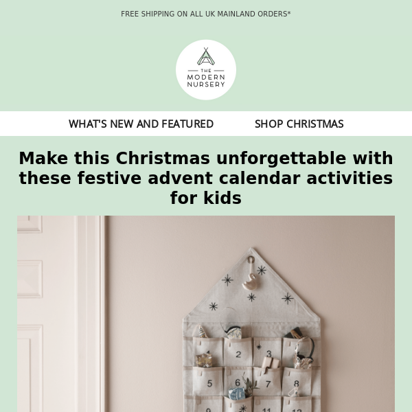 Alternative advent Ideas to fill your calendar