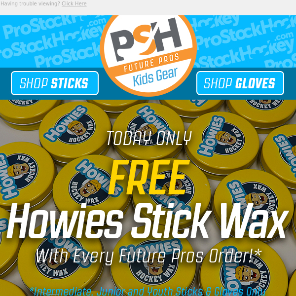 Kids Get Free Stick Wax with Gear Purchase!