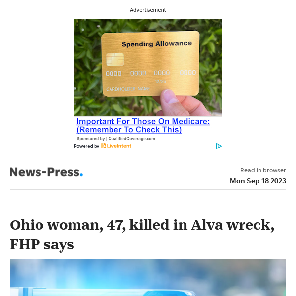 Top Stories: Ohio woman, 47, dies after four-car crash turns fatal in Alva