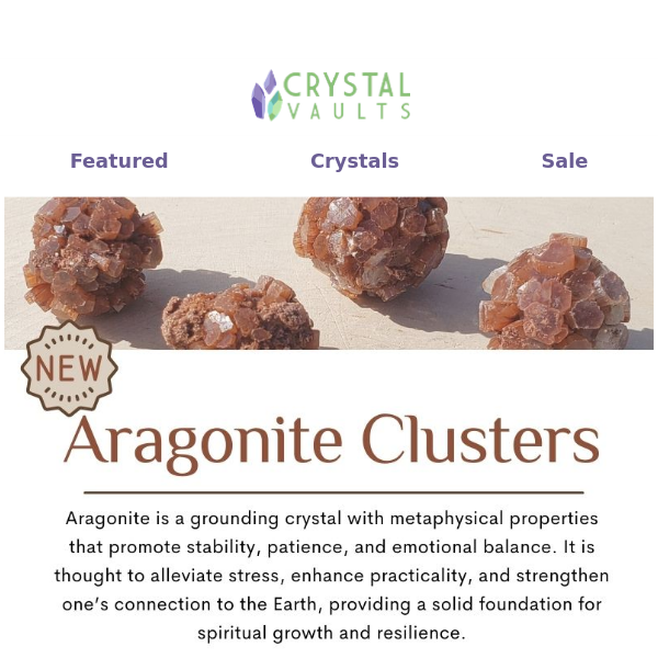 Ground Your Energy with Aragonite 🌎