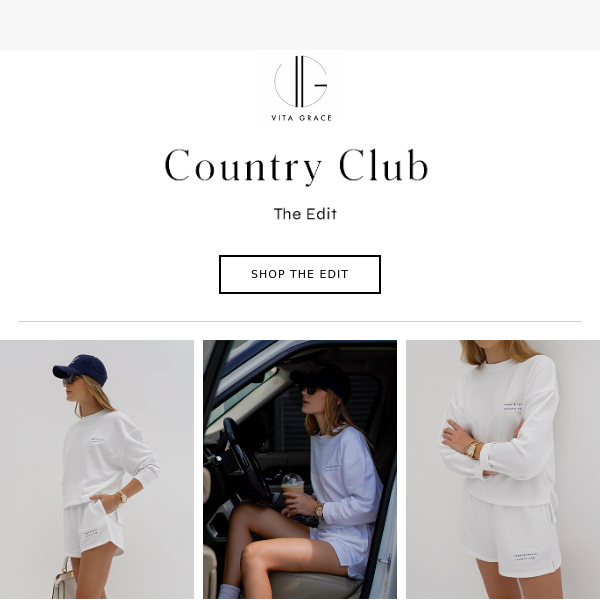 NEW LAUNCH - Country Club 'The Edit'