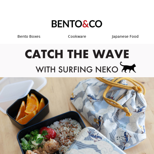 Catch the Wave with Surfing Neko! 🌊🐈