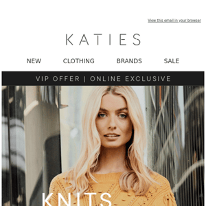 3 Hours ONLY | Just Landed Knitwear $29*