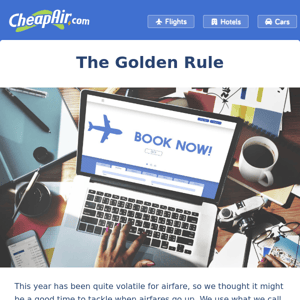 The Golden Rule of Flight Booking