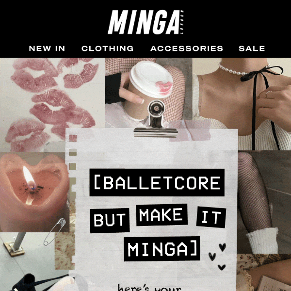 Balletcore but make it Minga 🩰🖤🎧
