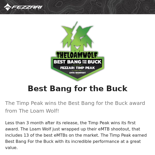 Best Bang for the Buck, Timp Peak