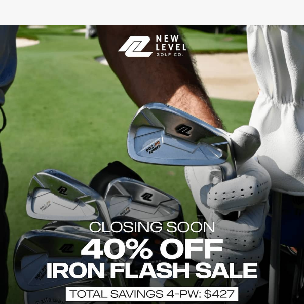 Closing Soon | 40% Off 3 Best Selling Irons