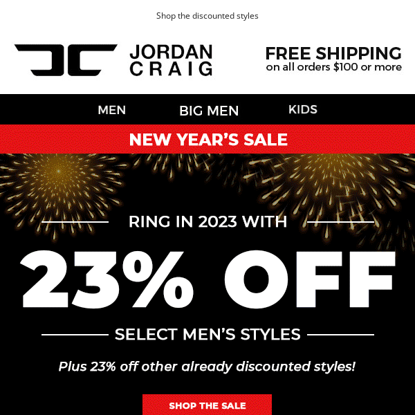 🥳 New Year’s Sale Ending! 23% OFF for 2023!