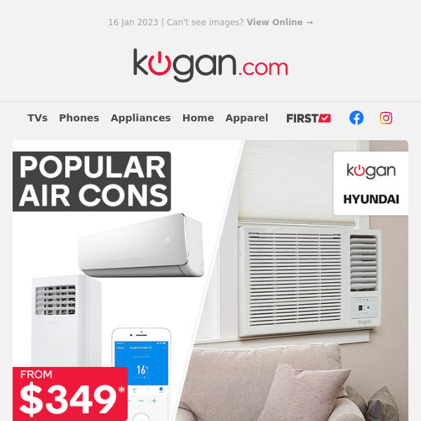 ❄️ Air Cons from $349* to Help You Beat the Summer Heat!