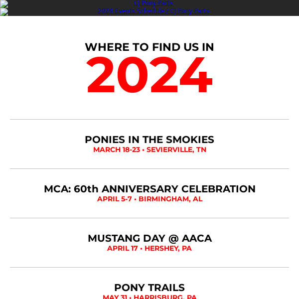Get Ready to See CJ Pony Parts in 2024!