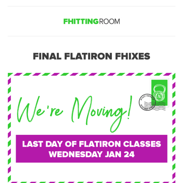 Flex at Flatiron One Final Time! 💪