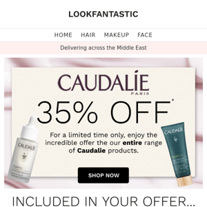 ✨ Caudalie: 35% Off ✨