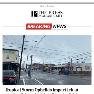 Tropical Storm Ophelia's impact felt at North Wildwood Irish Fall Festival's biggest day