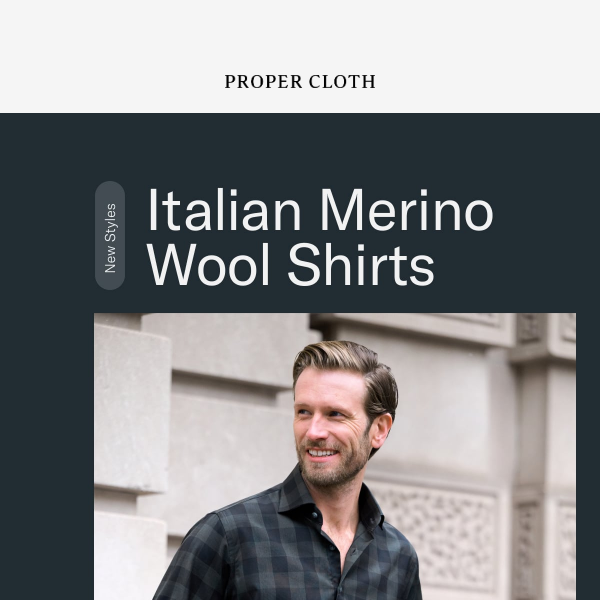 Unlike Anything in Your Closet: Italian Merino Shirts ft. All-New Styles